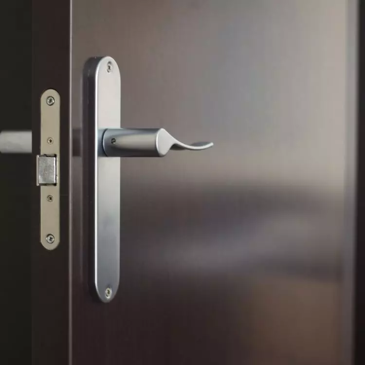Interior door handles should match the decor 