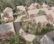 A bird's eye view of the settlement