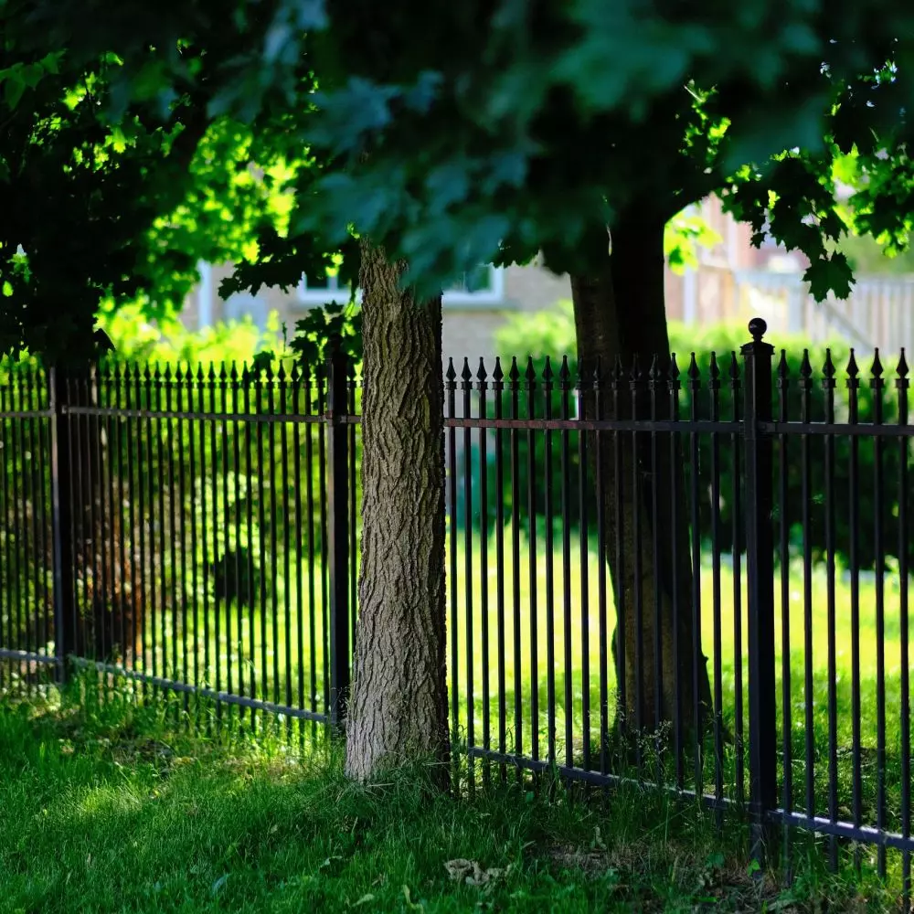 Metal fencing can look very light, while being extremely durable and resistant to damage.