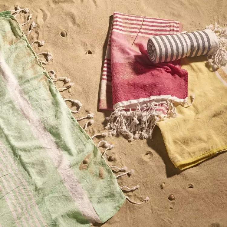 Aesthetic beach towel or blanket is an essential summer gadget