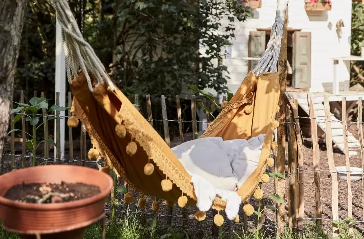 Hammock will give you a blissful rest outside