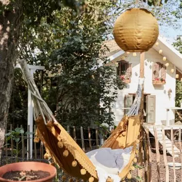 Hammock will give you a blissful rest outside