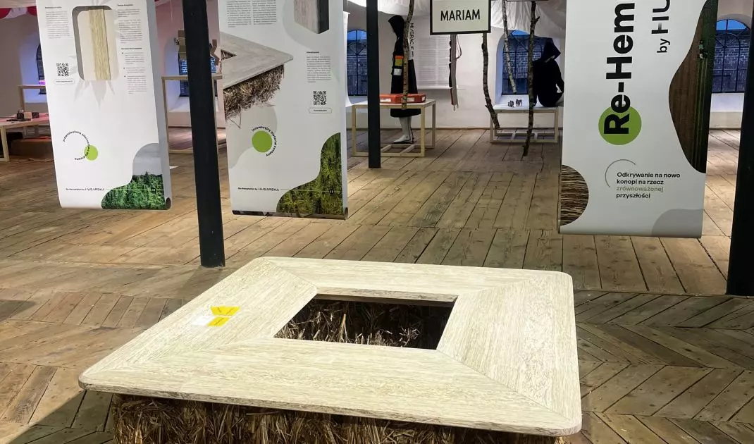 Re-Hemptation exhibition at Lodz Design Festival 
