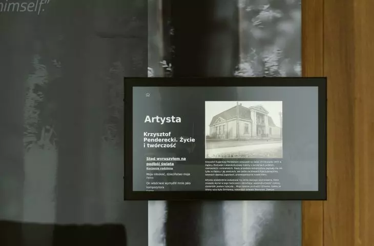 Exhibition at the European Music Centre in Luslawice