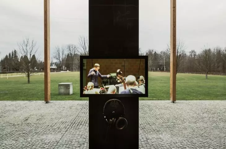 Exhibition at the European Music Centre in Luslawice