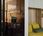 The apartment has a sauna