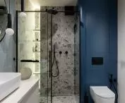 Blue bathroom 