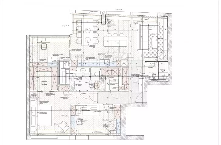 Apartment in Mokotow, projection