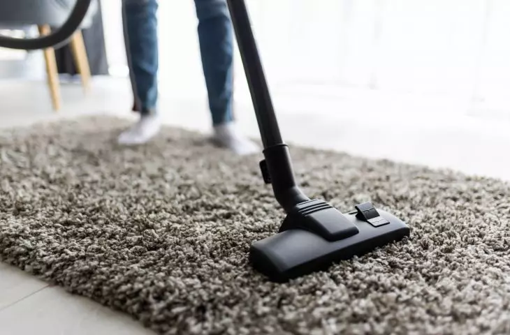 Regular vacuuming of the carpet will keep it clean