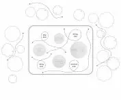 Hospicjum dla dzieci w Szczecinie, schemat projektowy parteru