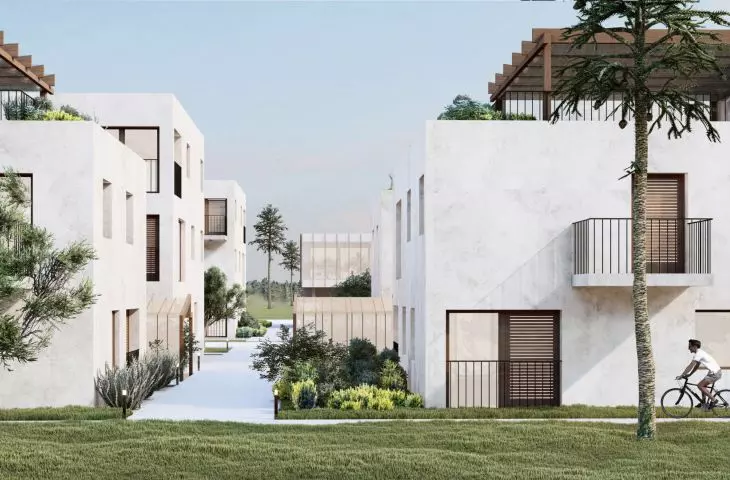 wizualizacja budynków na osiedlu