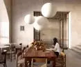 NOMAD to projekt miejsca łączącego funkcje restauracji i przestrzeni coworkingowej