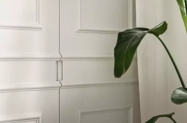 The fronts of the development resemble stucco