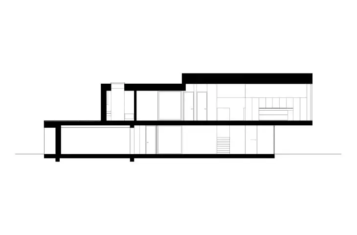 House in Norway, cross-section