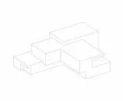 House in Norway, axonometry