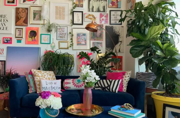 Less is more. Don't try to put everything that catches your eye in the interior