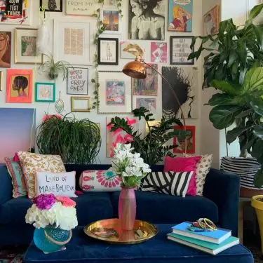 Less is more. Don't try to put everything that catches your eye in the interior