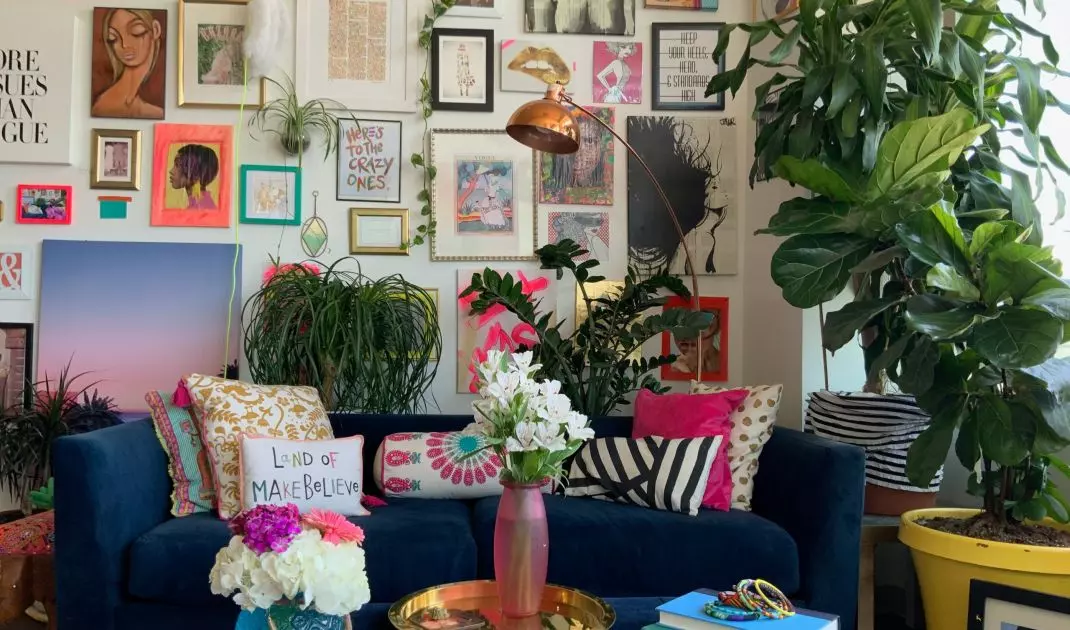 Less is more. Don't try to put everything that catches your eye in the interior