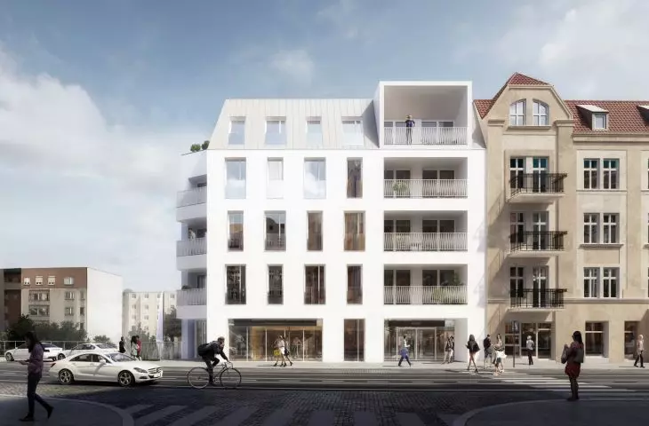 zespół mieszkaniowy „Dolna Górna Wilda” w Poznaniu, proj. Ultra Architects, wizualizacja