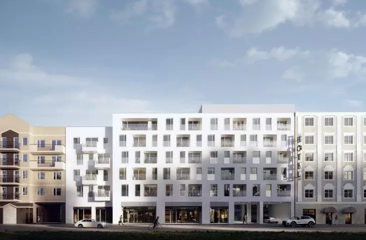 zespół mieszkaniowy „Dolna Górna Wilda” w Poznaniu, proj. Ultra Architects, wizualizacja