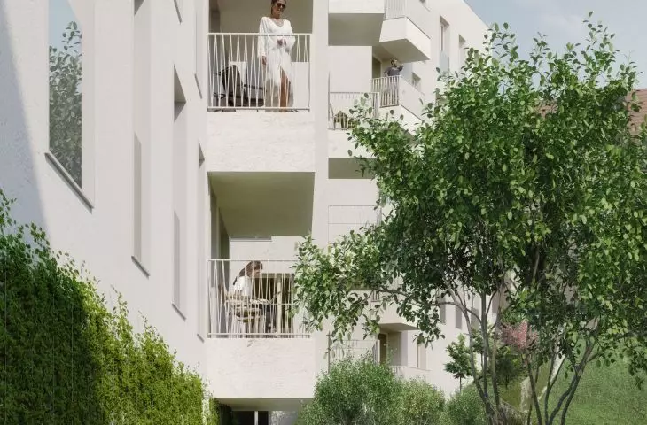 zespół mieszkaniowy „Dolna Górna Wilda” w Poznaniu, proj. Ultra Architects, wizualizacja