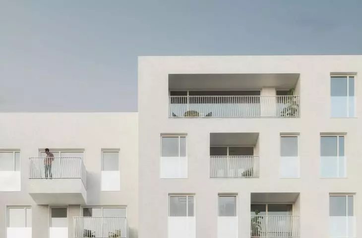 zespół mieszkaniowy „Dolna Górna Wilda” w Poznaniu, proj. Ultra Architects, wizualizacja