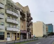 Dolna Wilda Street, view towards the center
