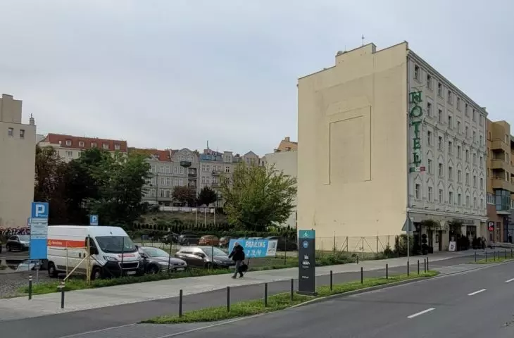 Dolna Wilda Street, view towards Upper Wilda Street