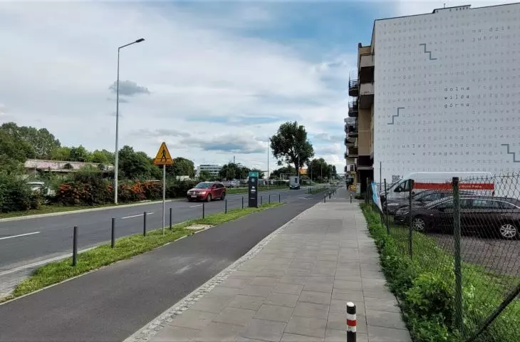 ul. Dolna Wilda, widok w stronę południową