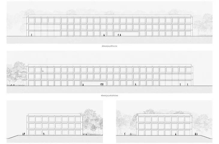 Art high school, facades
