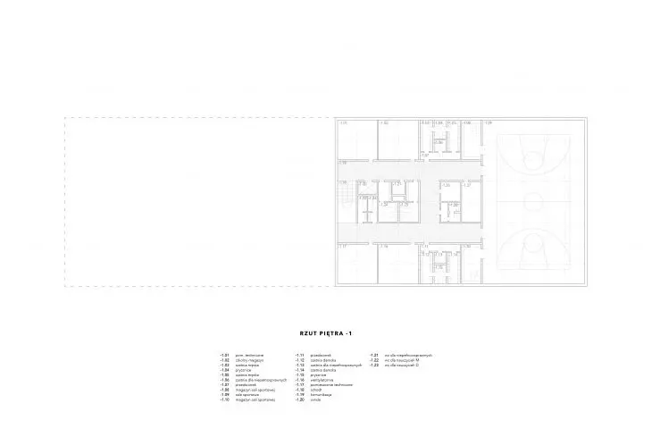 Art high school, underground projection