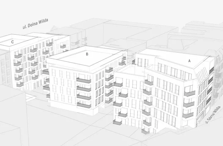 zespół mieszkaniowy „Dolna Górna Wilda” w Poznaniu, proj. Ultra Architects