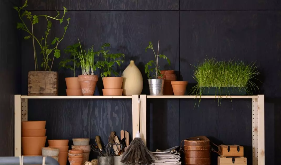Shelving is a great way to store tools