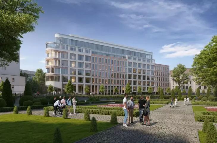 Y3 Signature Hotel, ul. Zielona/Lewandowskiej, Poznań, wizualizacja