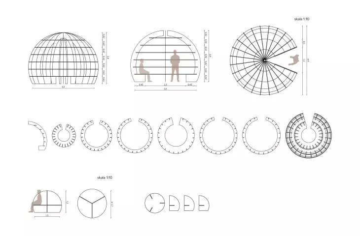 Sphere Books, technical drawings