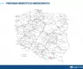 mapa polski przedstawiająca dworce z poprzedniego i obecnego programu inwestycji