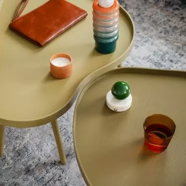Coffee tables with organic shapes