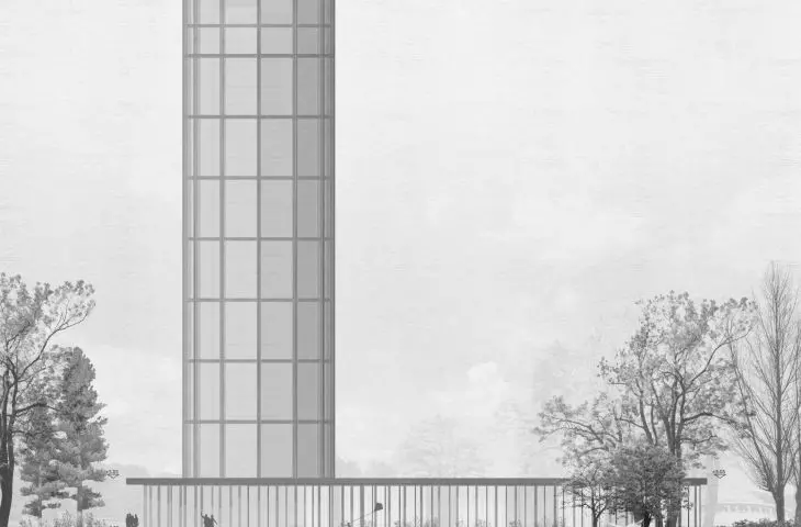 tower, short elevation