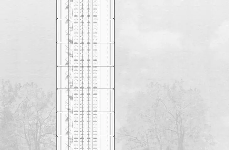 tower, short section