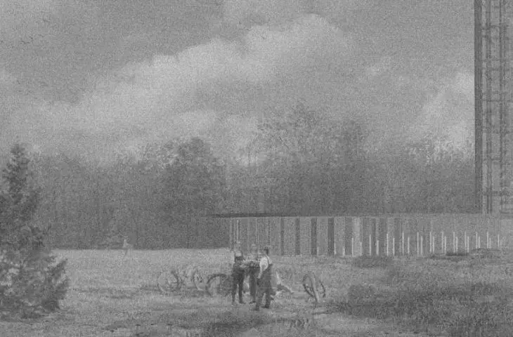 view of the site from the side of the Kapelusz (Hat)