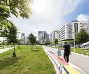 Seestadt Aspern eco-district located on the outskirts of Vienna