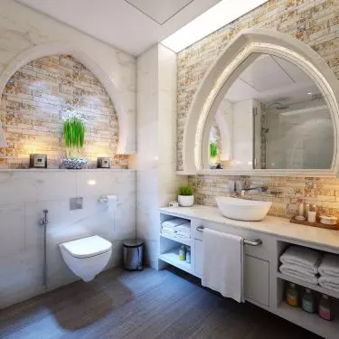 If the retro style is to dominate in your dream bathroom, a countertop washbasin is the perfect solution. This model requires thoughtful installation, but it will repay you with a wonderful end result