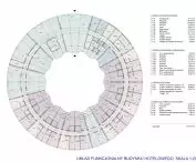 Functional layout of the hotel