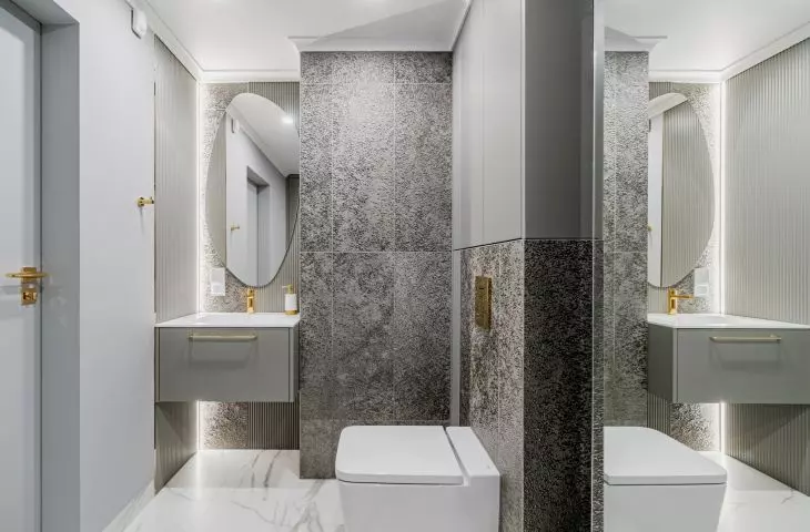 Thanks to a clever arrangement, a small room appears visually larger.