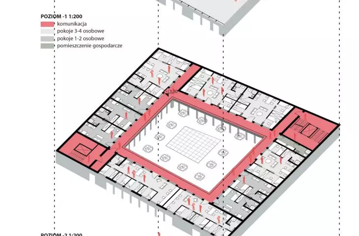 Projekt domu studenckiego w Genui