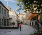 Without culture, the city cannot develop; Passage of Roses, art installation by Joanna Rajkowska, architecture by 3darchitekci