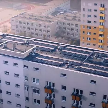If you live in a block of flats you can also benefit from photovoltaics
