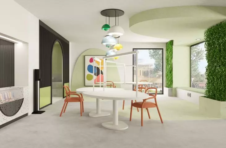 Postpandemic coworking space in Szczecin