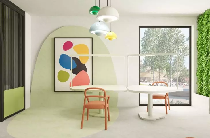 Postpandemic coworking space in Szczecin