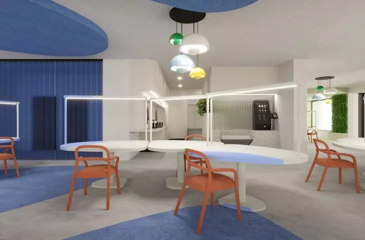 Postpandemic coworking space in Szczecin